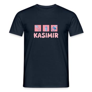 Kasimir - T-shirt homme - marine - Devant - AI Model Male 178 light (178cm)