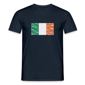 Irlande - T-shirt homme - marine - Devant - AI Model Male 178 light (178cm)
