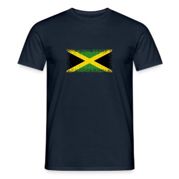 Prénom Jamaïque - T-shirt homme - marine - Devant - AI Model Male 178 light (178cm)