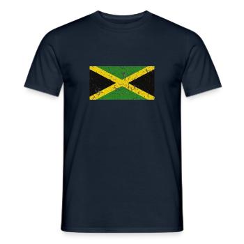 Land für Jamaika Jamaika Flagge - Männer T-Shirt - Navy - Vorne - AI Model Male 178 light (178cm)