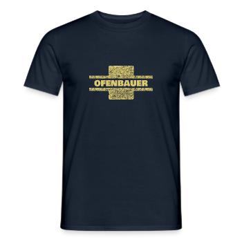 Occupation Ofenbauer - Men's T-Shirt - navy - Front - AI Model Male 178 light (178cm)