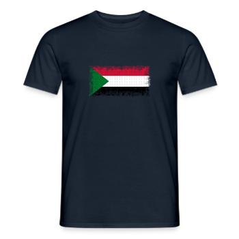 Sudan Sudan - Men's T-Shirt - navy - Front - AI Model Male 178 light (178cm)