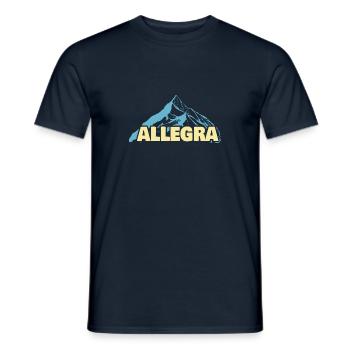Gift for Allegra - Men's T-Shirt - navy - Front - AI Model Male 178 light (178cm)