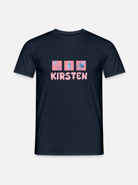 Pacifier Kirsten - Men's T-Shirt - navy