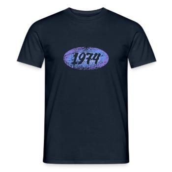 Recruit 1974 - Men's T-Shirt - navy - Front - AI Model Male 178 light (178cm)