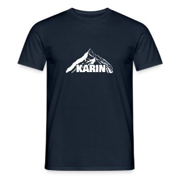 Karin - Men's T-Shirt - navy - Front - AI Model Male 178 light (178cm)