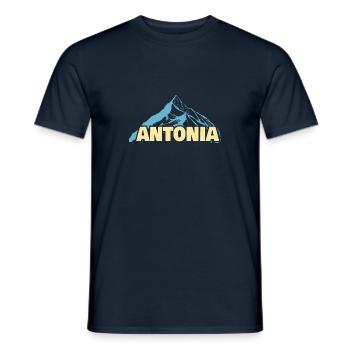 Bergsteigen Antonia - Männer T-Shirt - Navy - Vorne - AI Model Male 178 light (178cm)