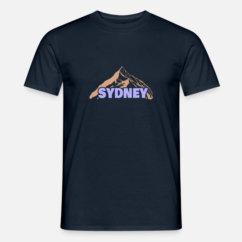 Sydney als Geschenkidee - Männer T-Shirt - Navy