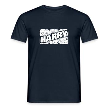 Harceler - T-shirt homme - marine - Devant - AI Model Male 178 light (178cm)