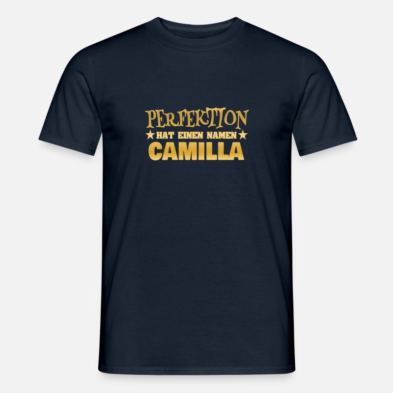 Frauenname Camilla - Männer T-Shirt - Navy