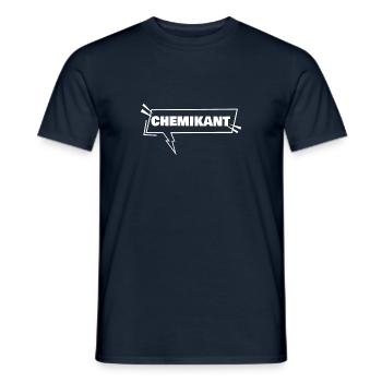 Gift for Chemical Technician - Men's T-Shirt - navy - Front - AI Model Male 178 light (178cm)
