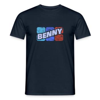 Geschenk für Benny - Männer T-Shirt - Navy - Vorne - AI Model Male 178 light (178cm)