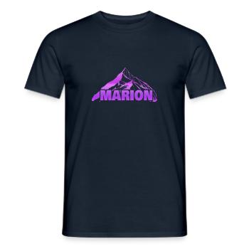Marion comme une montagne - T-shirt homme - marine - Devant - AI Model Male 178 light (178cm)