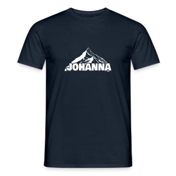 Klettern Johanna - Männer T-Shirt - Navy - Vorne - AI Model Male 178 light (178cm)