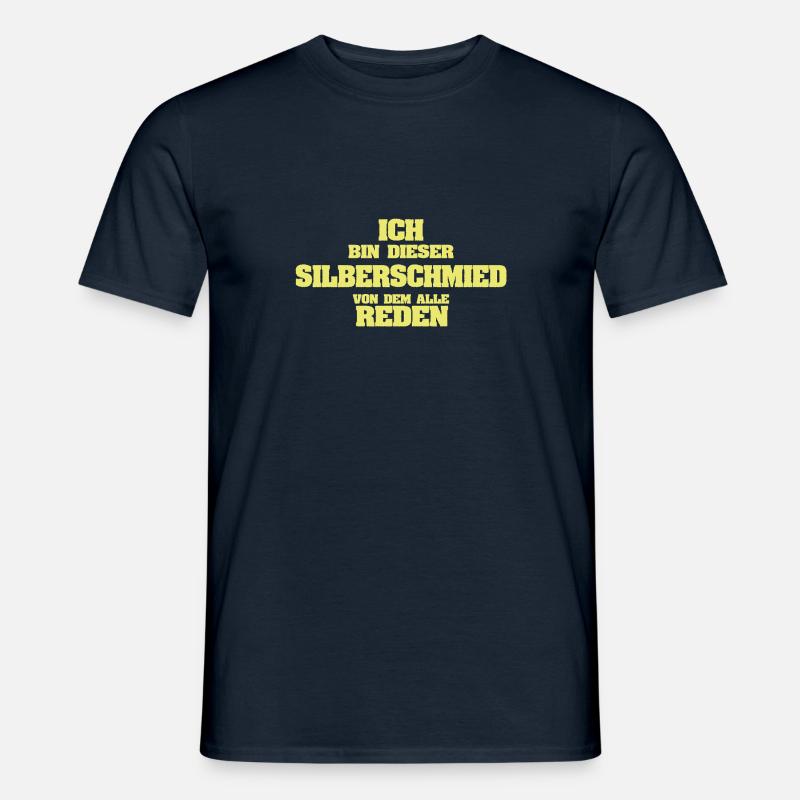 Beruf Silberschmied - Männer T-Shirt - Navy