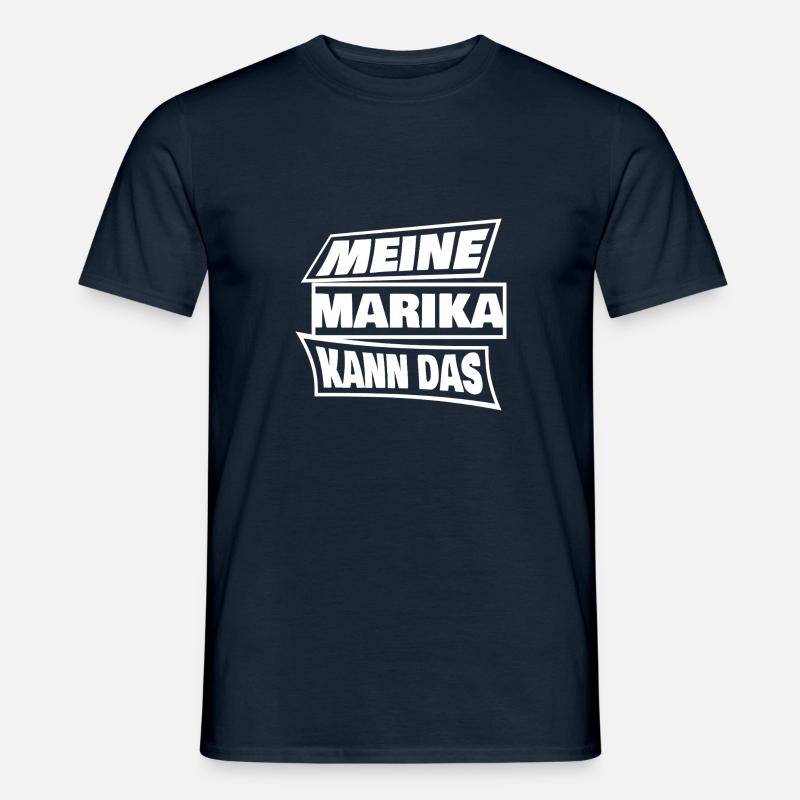 Marika - Männer T-Shirt - Navy