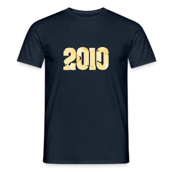 2010 - T-shirt homme - marine - Devant - AI Model Male 178 light (178cm)