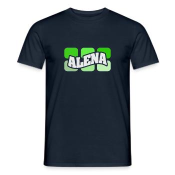 Cadeau pour Alena - T-shirt homme - marine - Devant - AI Model Male 178 light (178cm)