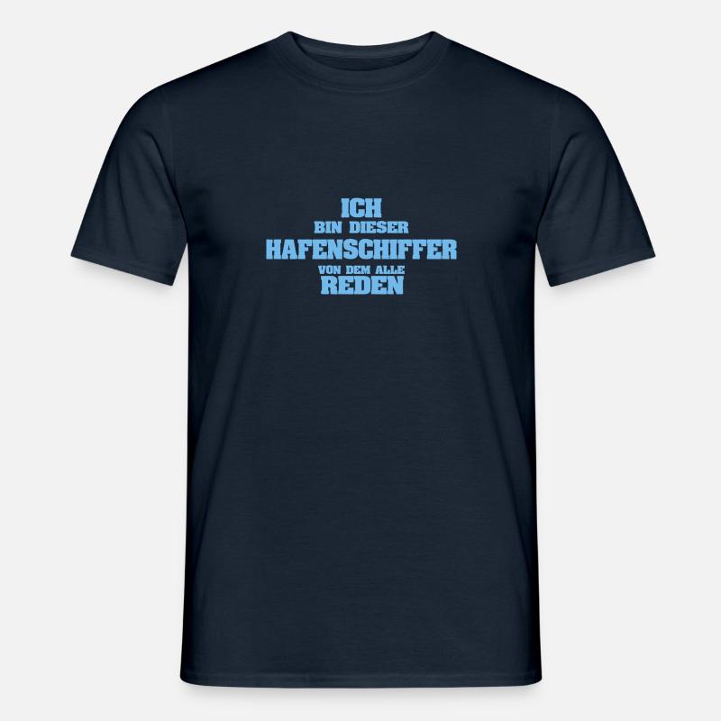 Beruf Hafenschiffer - Männer T-Shirt - Navy
