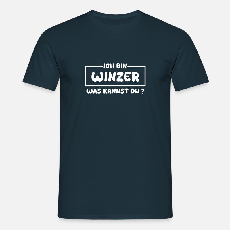 Beruf Winzer - Männer T-Shirt - Navy