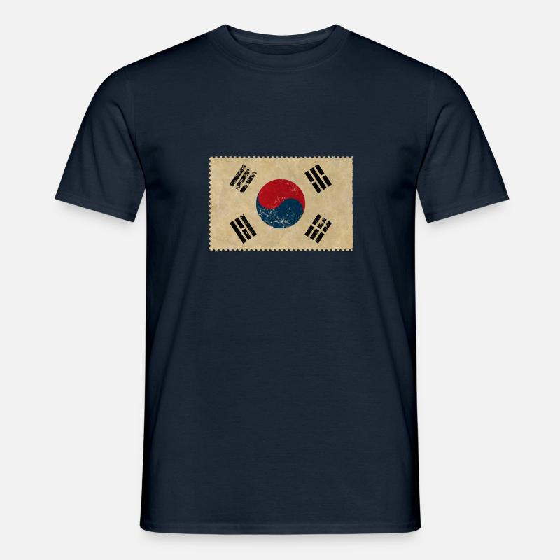 Corée du Sud - T-shirt homme - marine