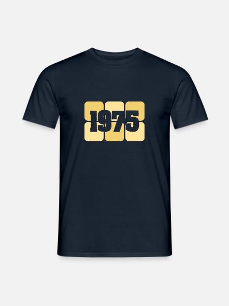 Born in 1975 - Men's T-Shirt - navy