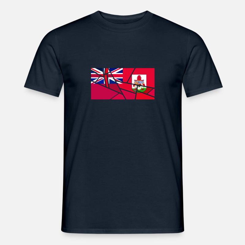 Bermuda - Männer T-Shirt - Navy