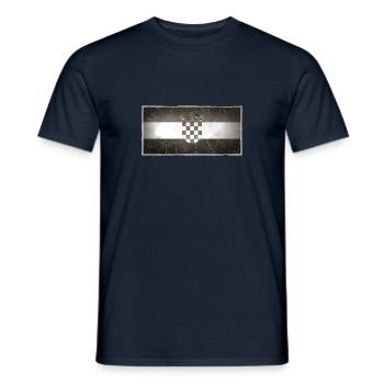 Croatia - Men's T-Shirt - navy - Front - AI Model Male 178 light (178cm)