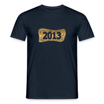 Métal précieux 2013 - T-shirt homme - marine - Devant - AI Model Male 178 light (178cm)