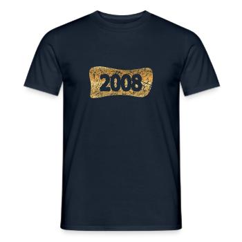 Goldbarrren 2008 - T-shirt homme - marine - Devant - AI Model Male 178 light (178cm)