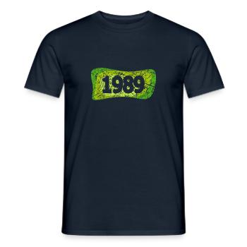 Scratch 1989 - Men's T-Shirt - navy - Front - AI Model Male 178 light (178cm)