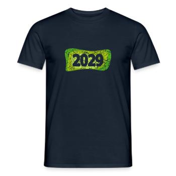 2029 - Männer T-Shirt - Navy - Vorne - AI Model Male 178 light (178cm)