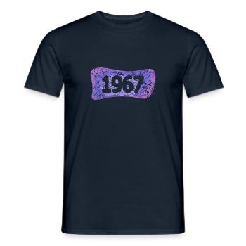 Klassentreffen 1967 - Männer T-Shirt - Navy - Vorne - AI Model Male 178 light (178cm)
