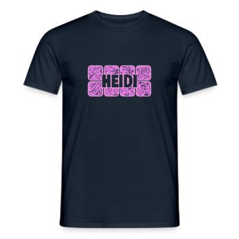 Épouse Heidi - T-shirt homme - marine - Devant - AI Model Male 178 light (178cm)