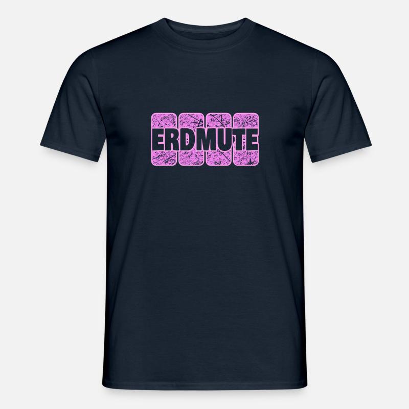 Erdmute als Ehefrau - Männer T-Shirt - Navy