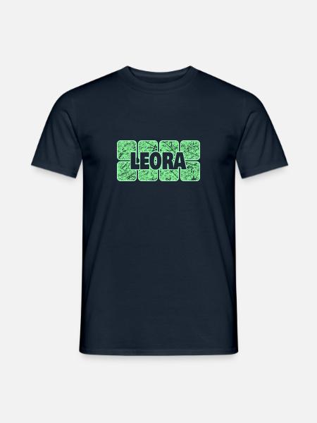 First name Leora - Men's T-Shirt - navy