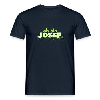 Vorname Josef - Männer T-Shirt - Navy - Vorne - AI Model Male 178 light (178cm)