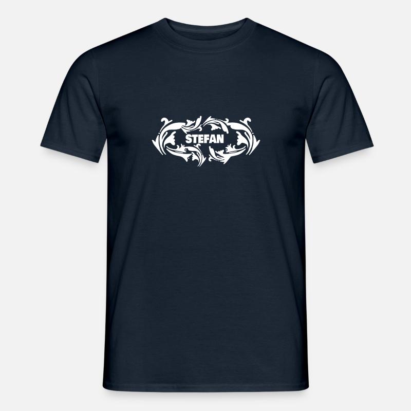 Name Stefan - Männer T-Shirt - Navy