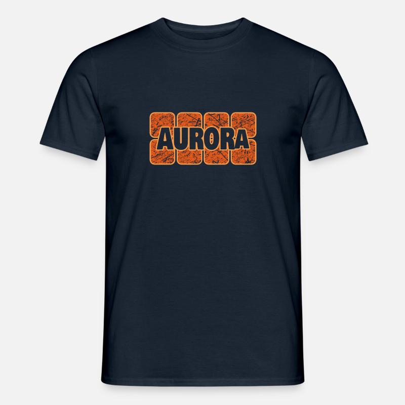 Weiblich Aurora - Männer T-Shirt - Navy