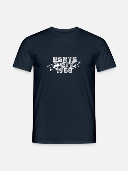 Pension 1958 - Men's T-Shirt - navy