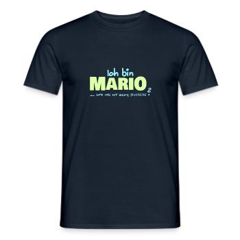 Cadeau pour Mario - T-shirt homme - marine - Devant - AI Model Male 178 light (178cm)