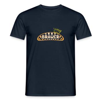 Brasseur en tant que profession - T-shirt homme - marine - Devant - AI Model Male 178 light (178cm)