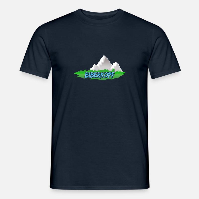 Biberkopf Biberkopf - Männer T-Shirt - Navy