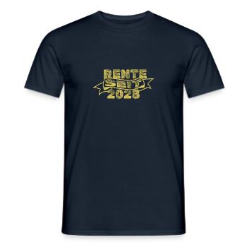 2028 - Männer T-Shirt - Navy - Vorne - AI Model Male 178 light (178cm)
