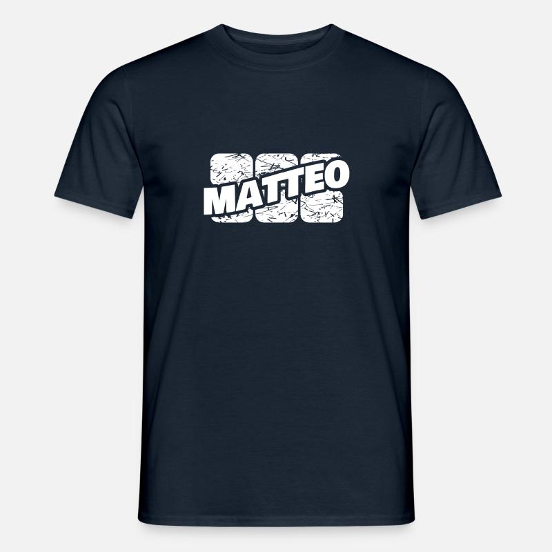 Matteo Matteo - Männer T-Shirt - Navy