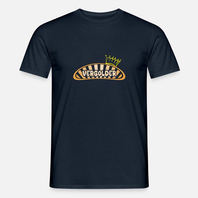 Vergolder als Beruf - Männer T-Shirt - Navy