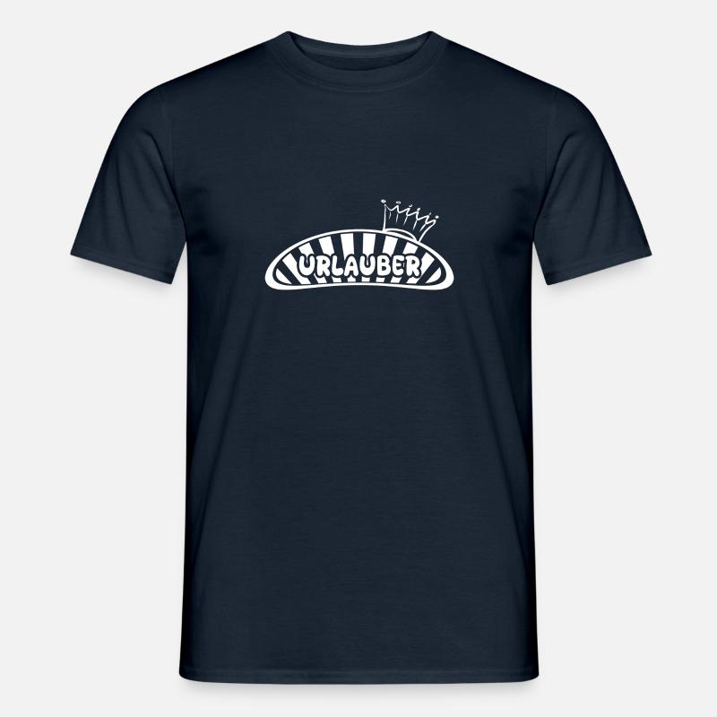 Beruf Urlauber - Männer T-Shirt - Navy