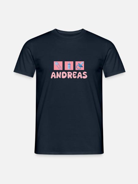 Pacifier Andreas - Men's T-Shirt - navy
