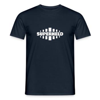 Cadeau pour super-héros - T-shirt homme - marine - Devant - AI Model Male 178 light (178cm)
