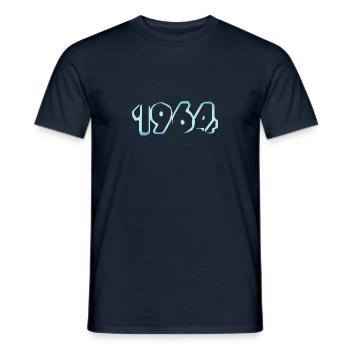 1964 - T-shirt homme - marine - Devant - AI Model Male 178 light (178cm)